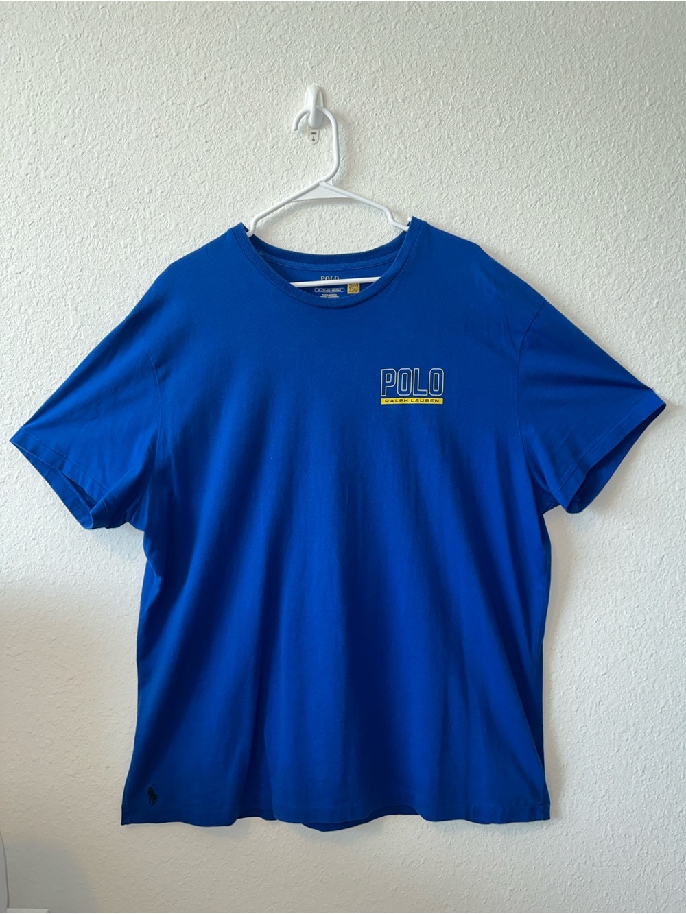 Polo Ralph Lauren Shirt Mens Short Sleeve Logo Back Graphic Tee Small Pony